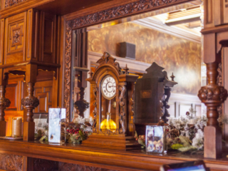 Clock on Fireplace